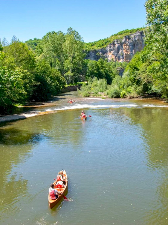faire du canoe dans le lot