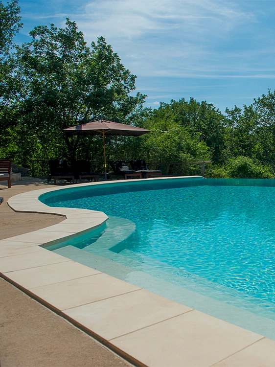 piscine chauffee camping mas de nadal